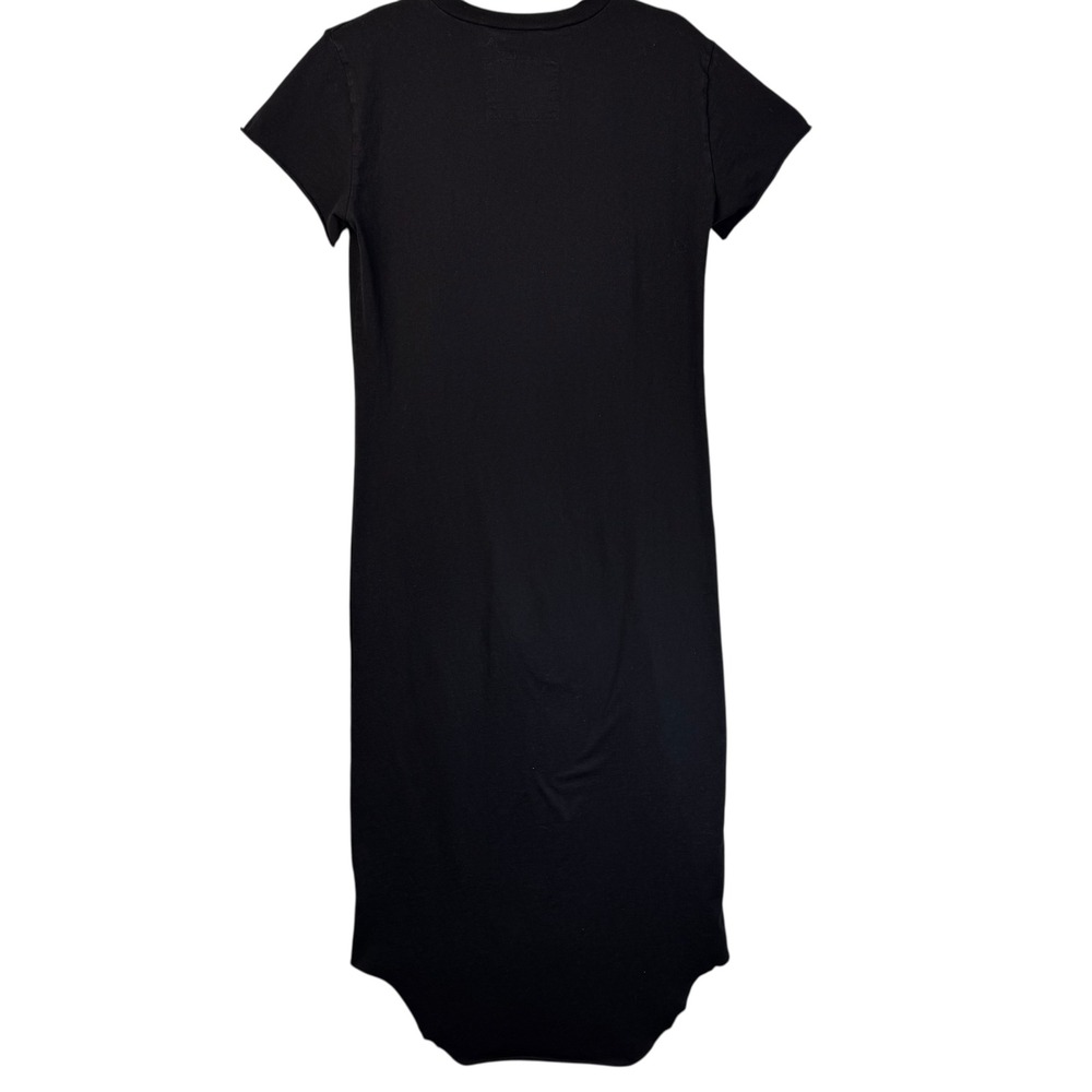 Frank & Eileen Dress T-Shirt Small Black Cotton Maxi Casual‎ Relaxed Fit - Picture 5 of 10